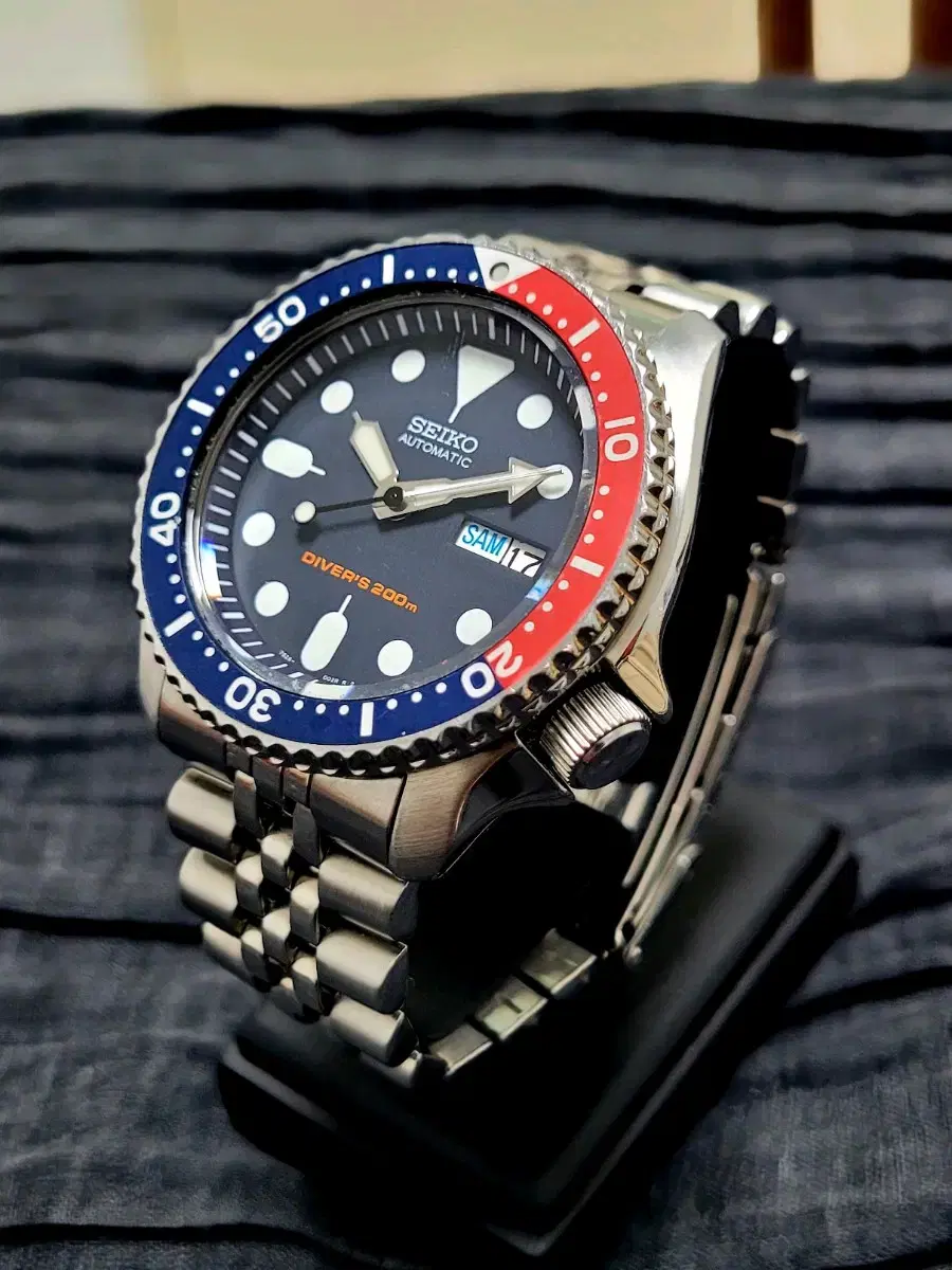 세이코 스쿠바 다이버 skx009k2 자동시계